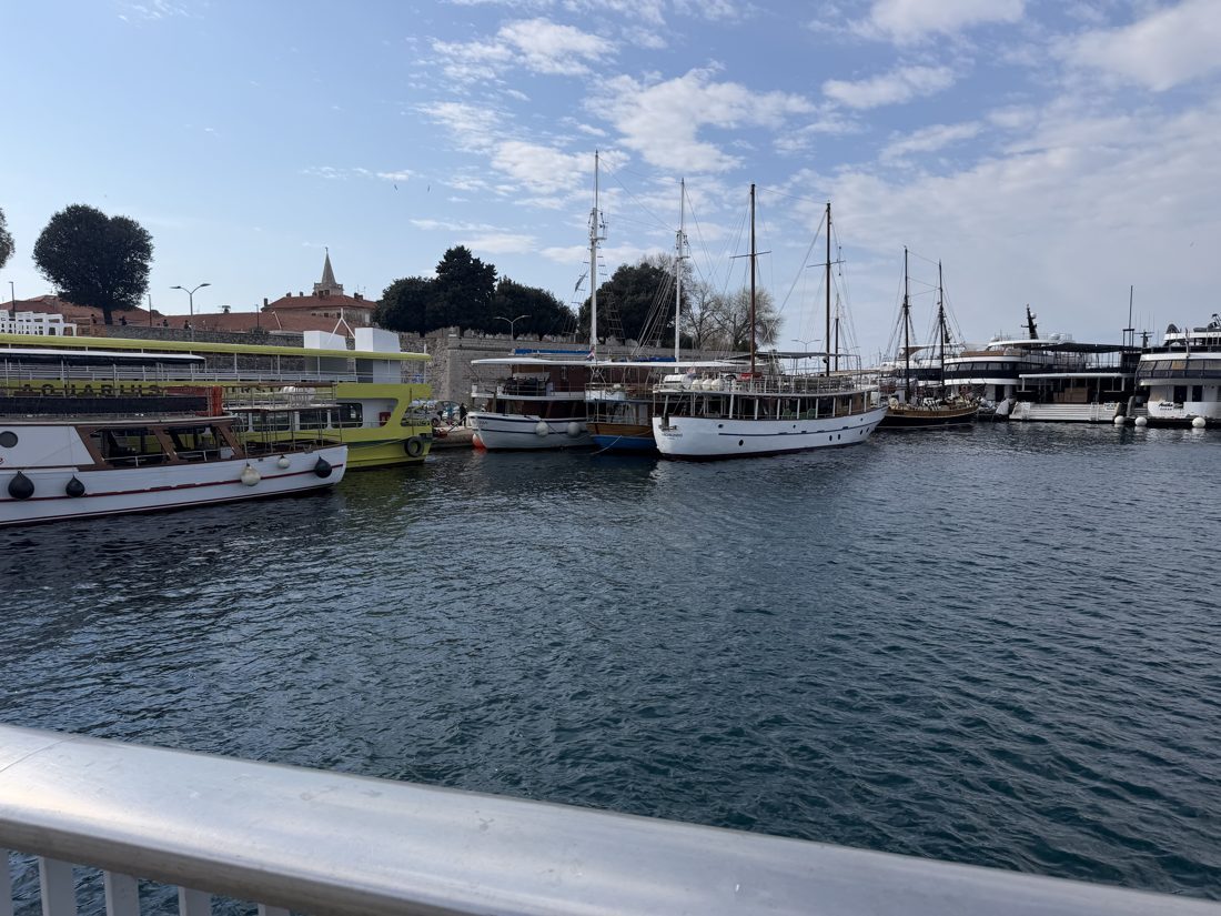 Luftaufnahme von Zadar und den vorgelagerten Inseln